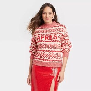 Apres Red Sweater